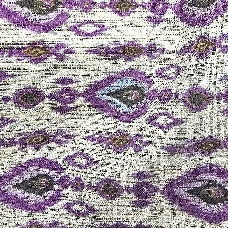 Ikat Raw Silk Fabric
