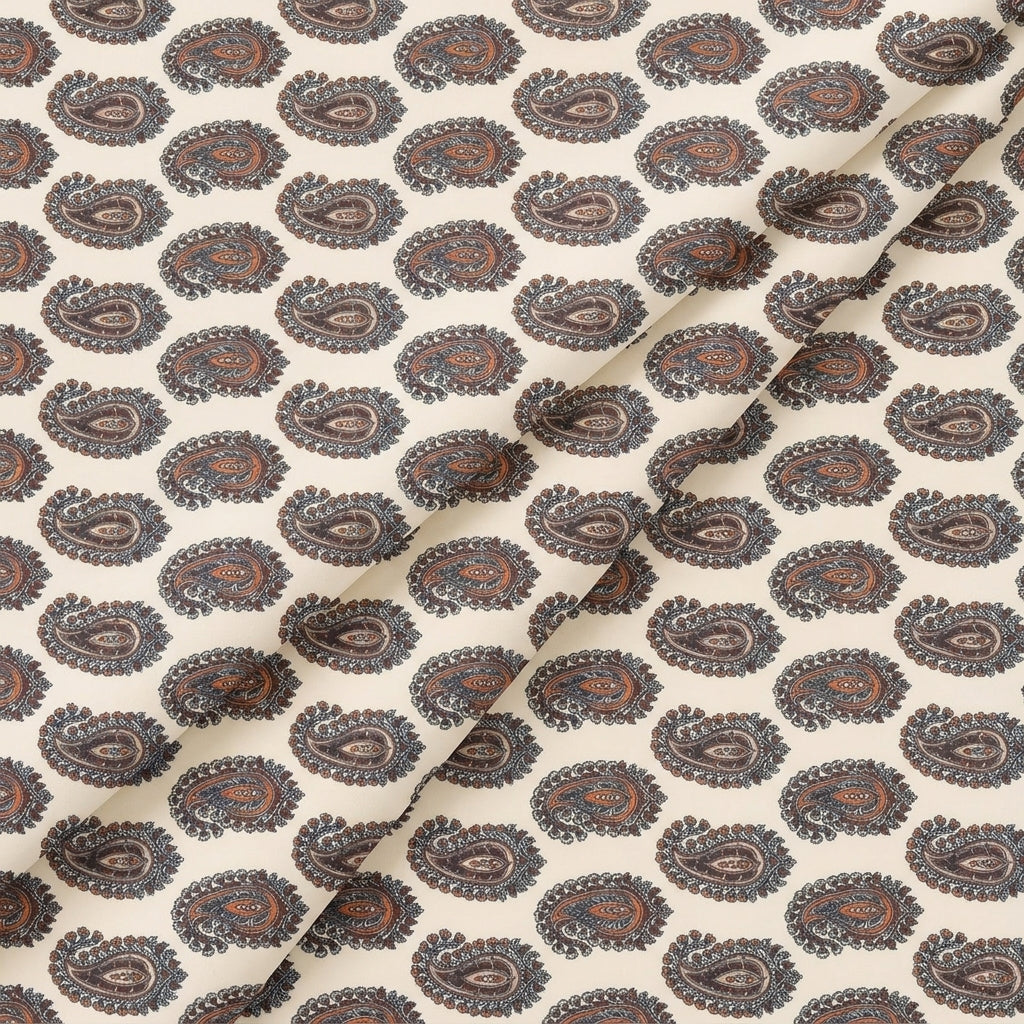 Paisley Linen Fabric
