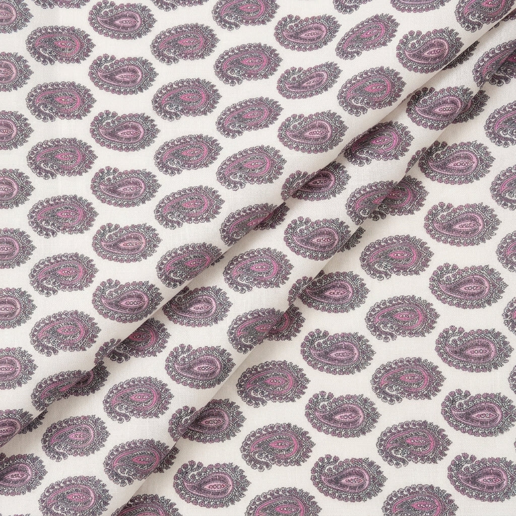 Paisley Linen Fabric