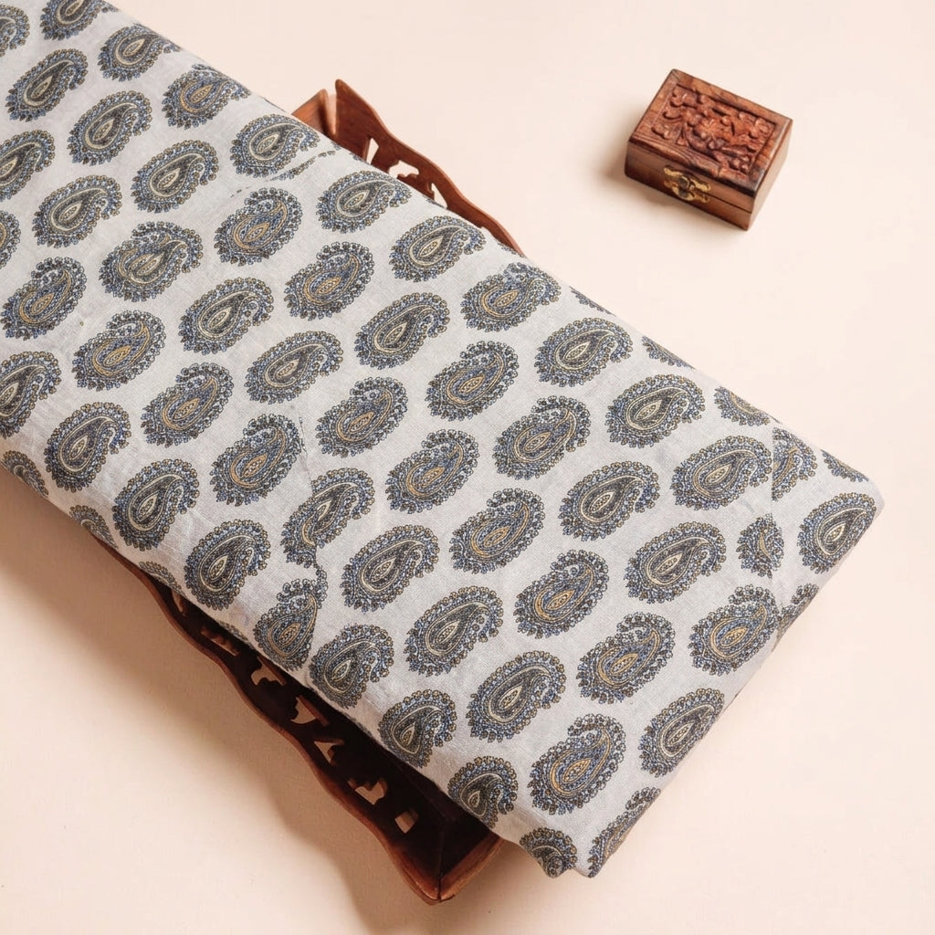 Paisley Linen Fabric