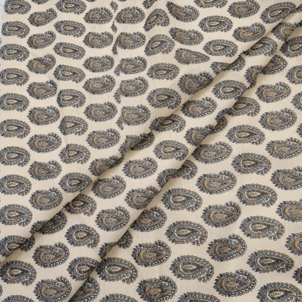 Paisley Linen Fabric
