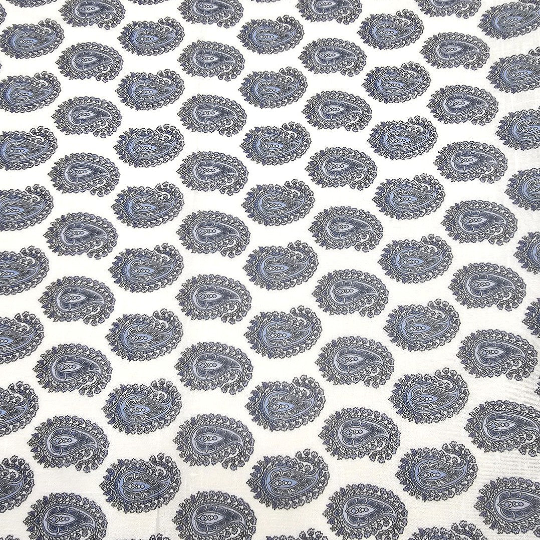 Paisley Linen Fabric