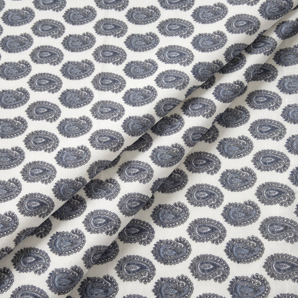 Paisley Linen Fabric