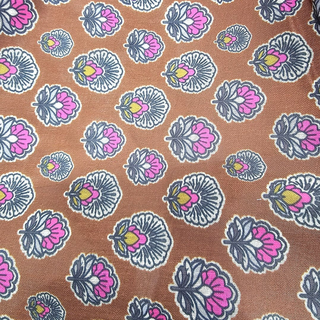Floral Linen Fabric