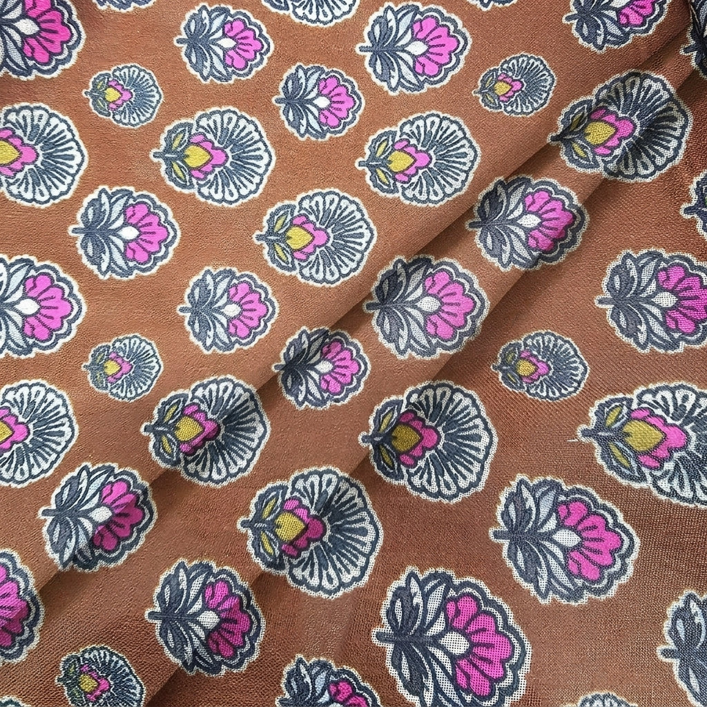 Floral Linen Fabric