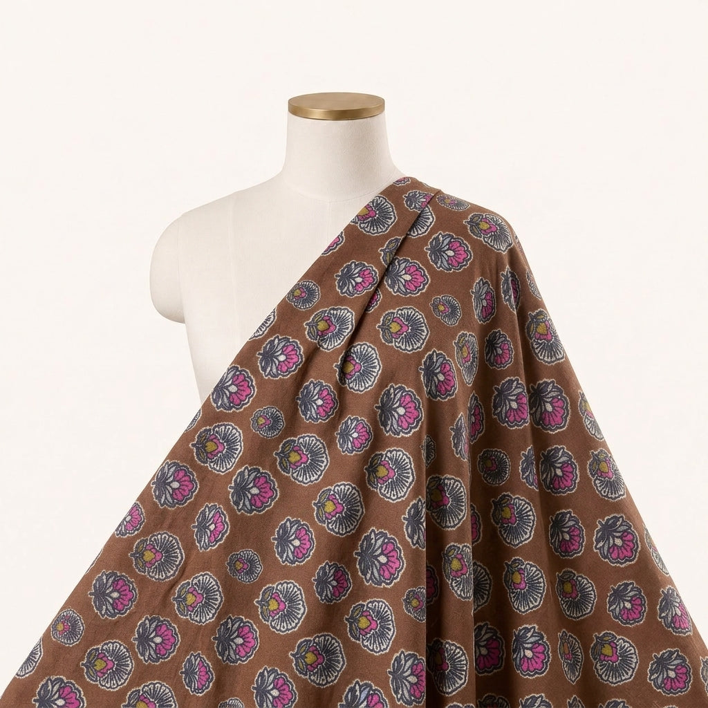 Floral Linen Fabric