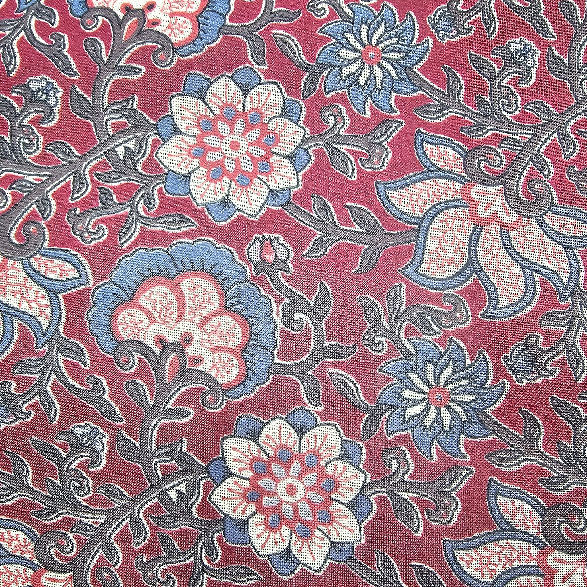 Floral Linen Fabric