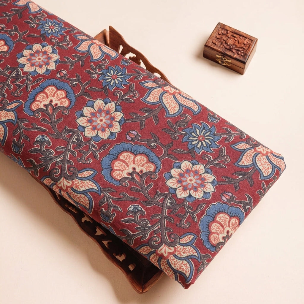 Floral Linen Fabric
