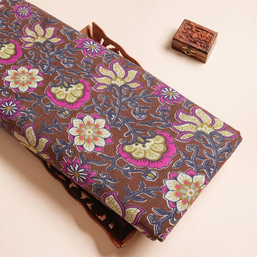 Floral Linen Fabric