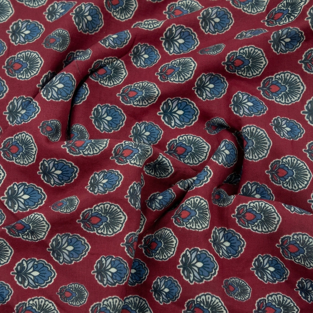 Floral Linen Fabric
