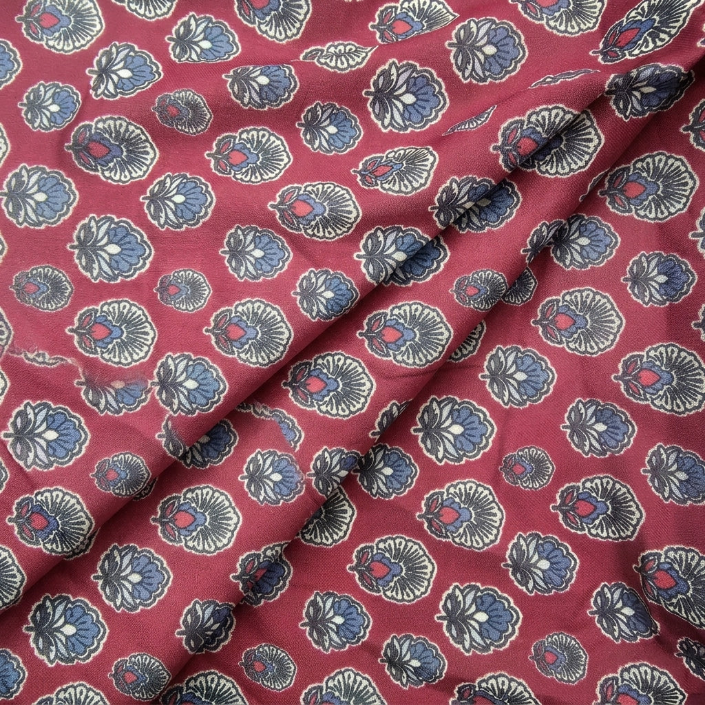 Floral Linen Fabric