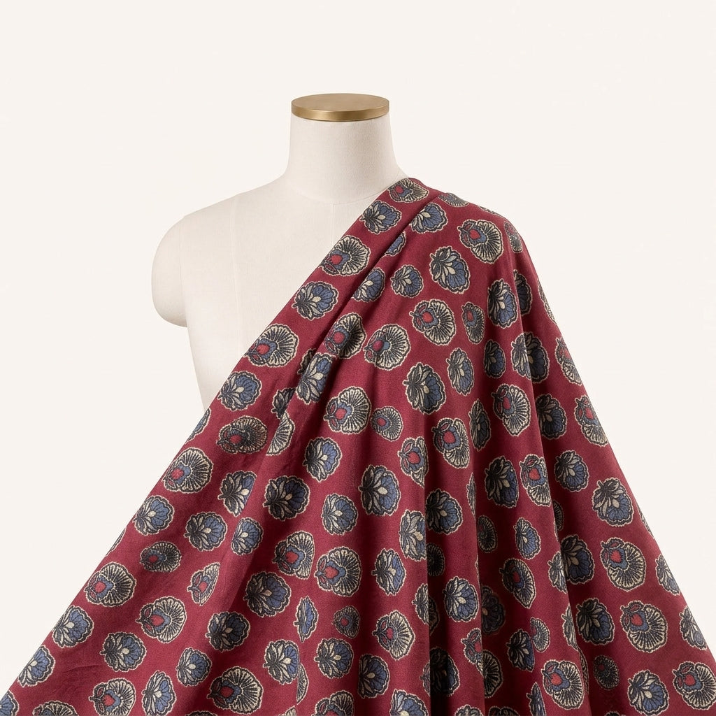 Floral Linen Fabric