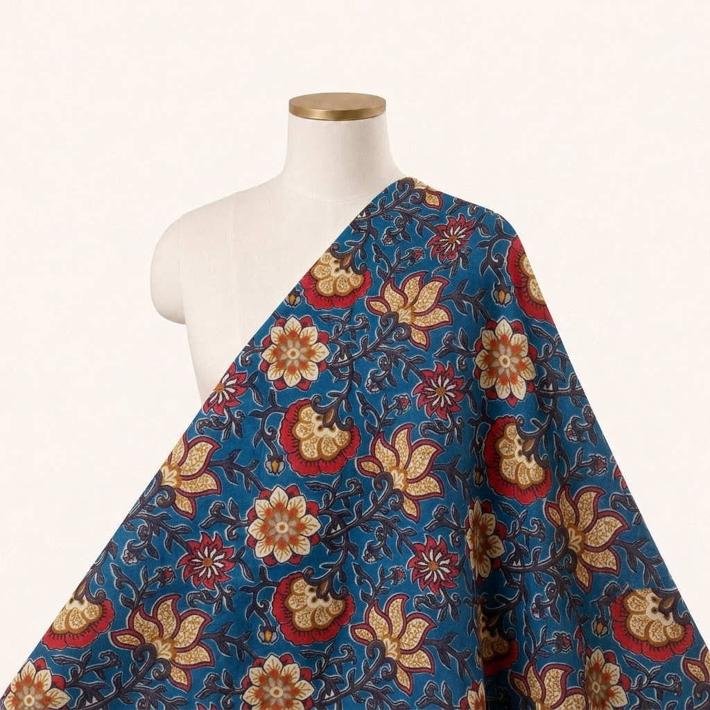 Floral Linen Fabric