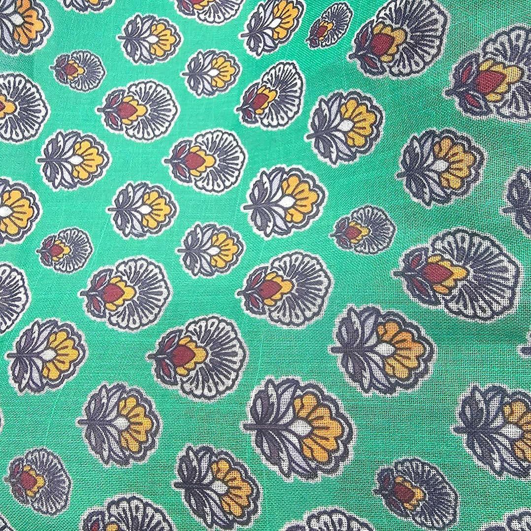 Floral Linen Fabric