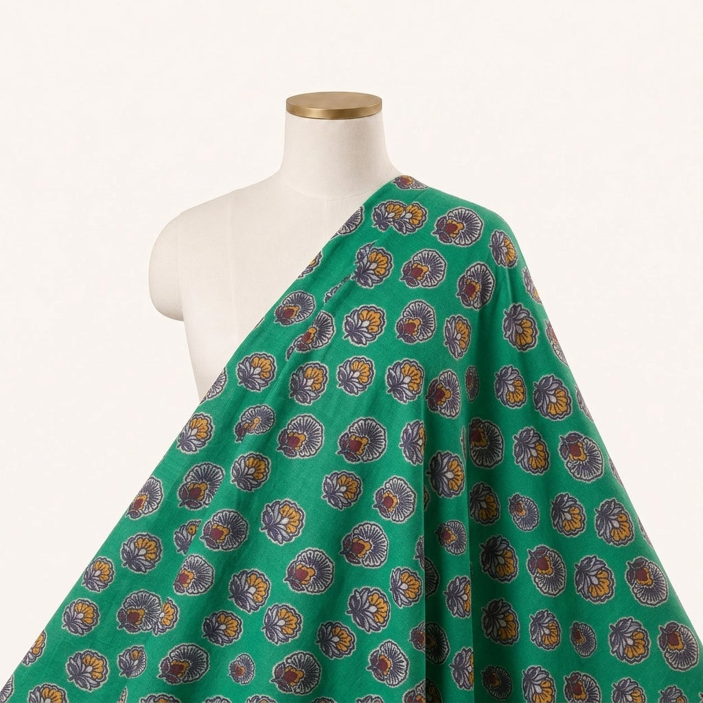 Floral Linen Fabric