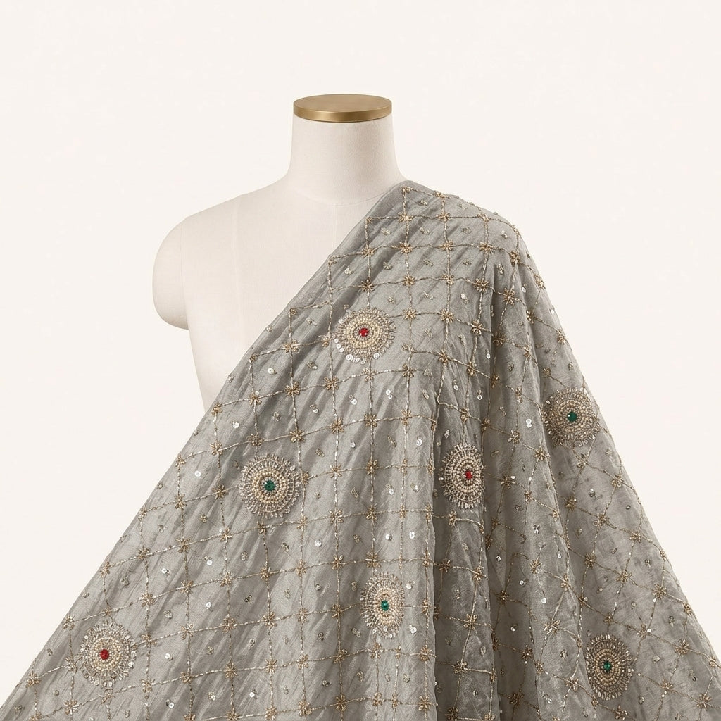Embroidery Silk Fabric