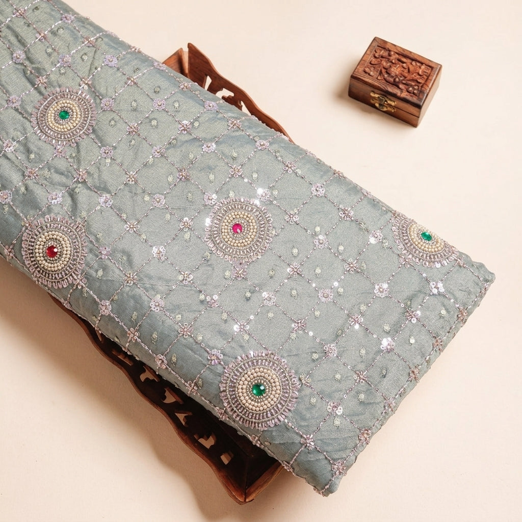 Embroidery Silk Fabric