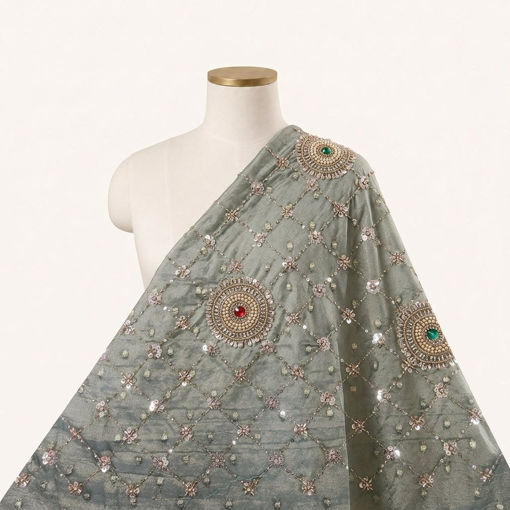 Embroidery Silk Fabric