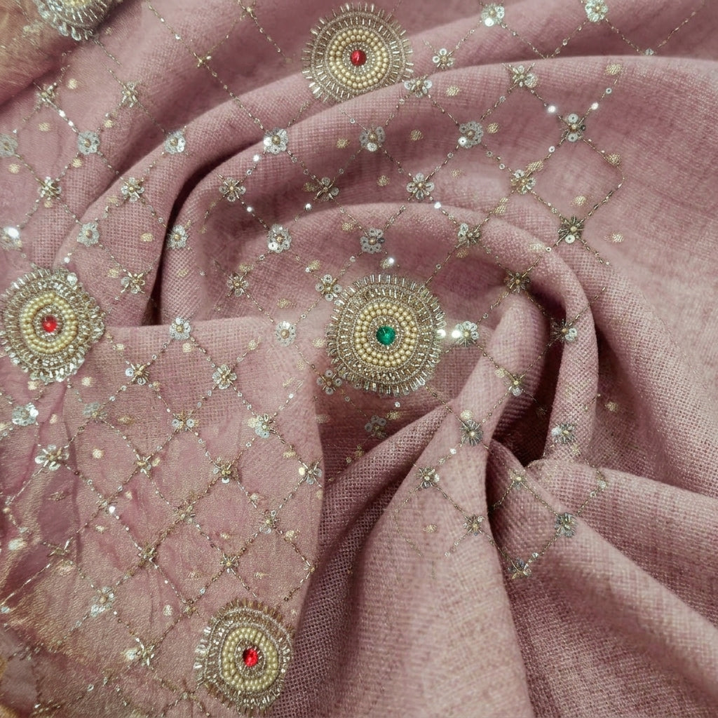 Embroidery Silk Fabric