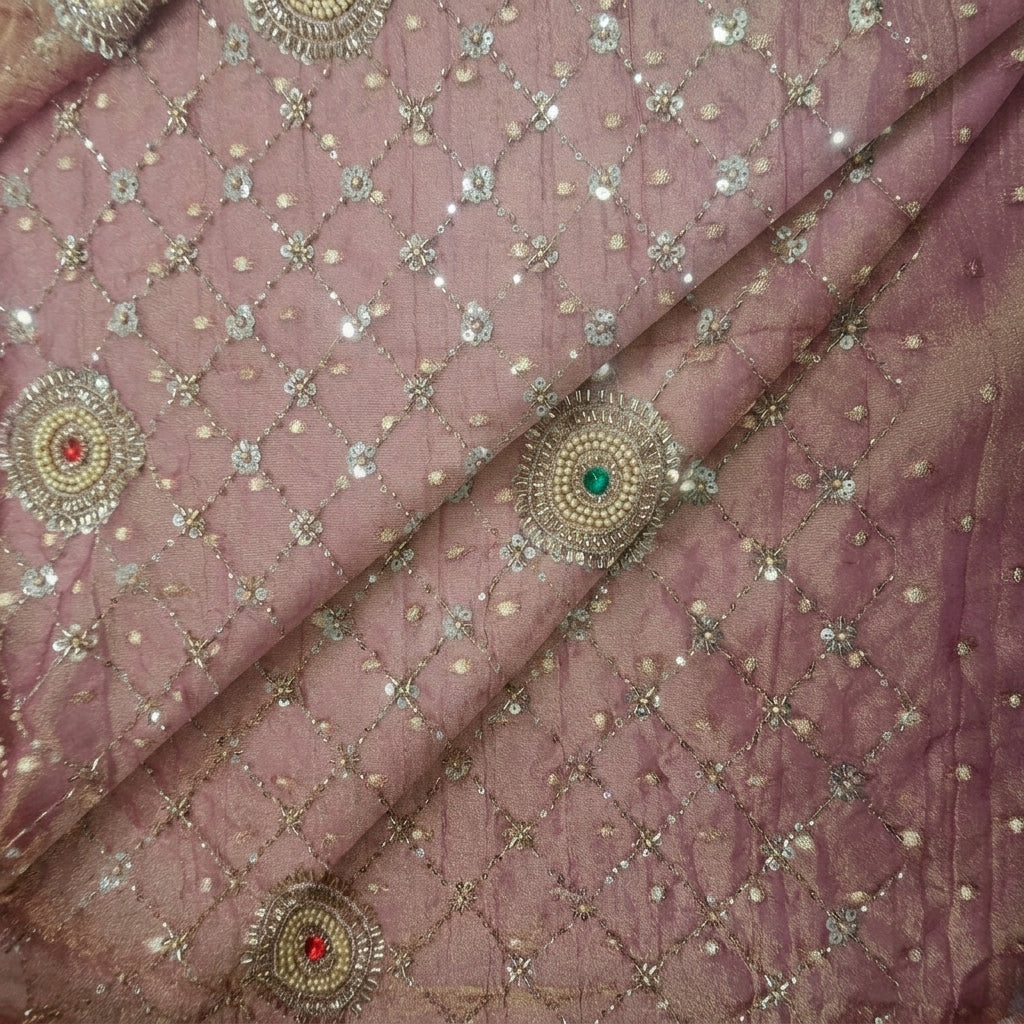 Embroidery Silk Fabric