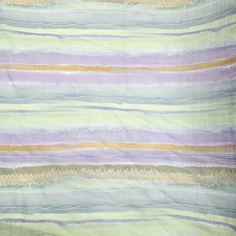 Multicolor Stripes Linen Fabric - EA4748 - EA4748 - Flat Fabric