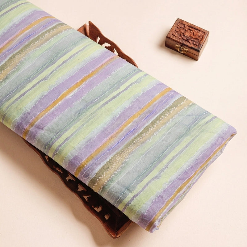 Multicolor Stripes Linen Fabric - EA4748 - EA4748 - Tray