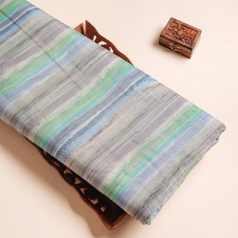 Multicolor Stripes Linen Fabric - EA4749 - EA4749 - Tray