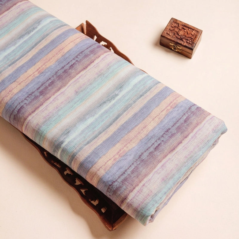 Multicolor Stripes Linen Fabric - EA4751 - EA4751 - Tray