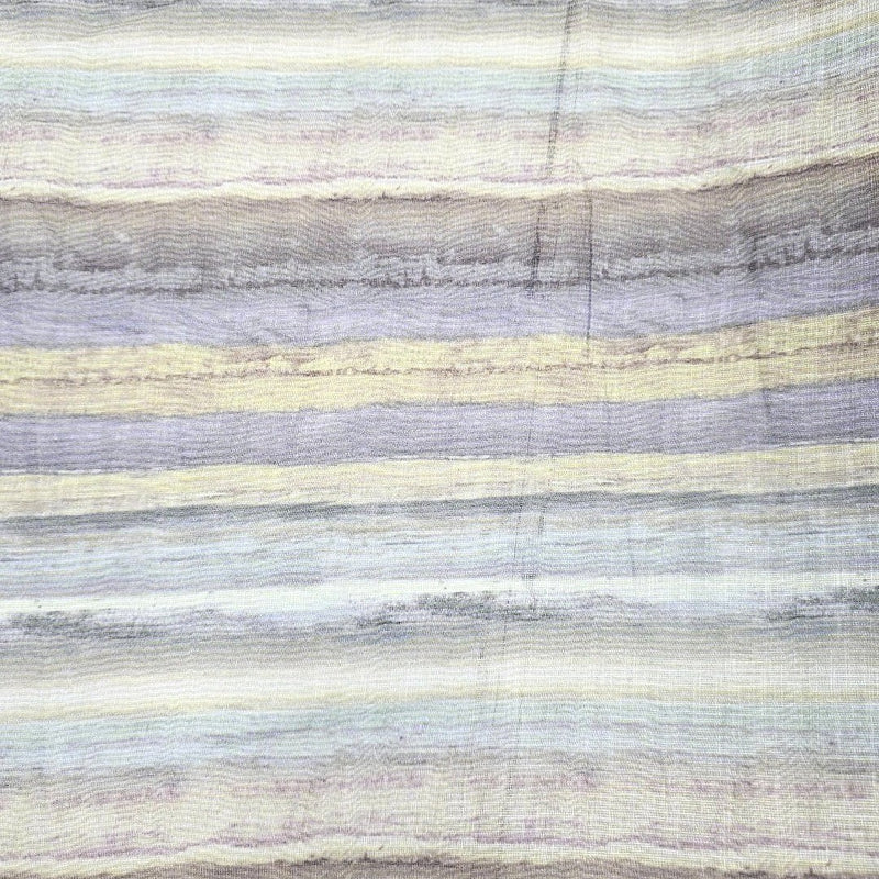 Multicolor Stripes Linen Fabric - EA4753 - EA4753 - Flat Fabric