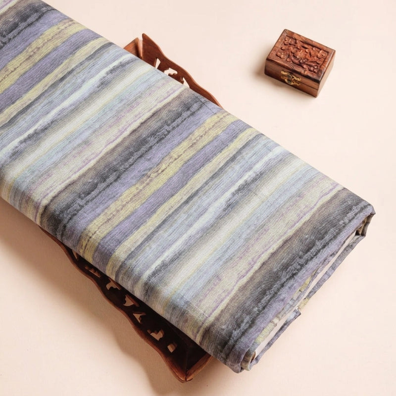 Multicolor Stripes Linen Fabric - EA4753 - EA4753 - Tray