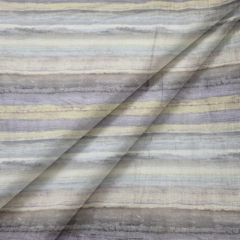 Multicolor Stripes Linen Fabric - EA4753 - EA4753 - Folds