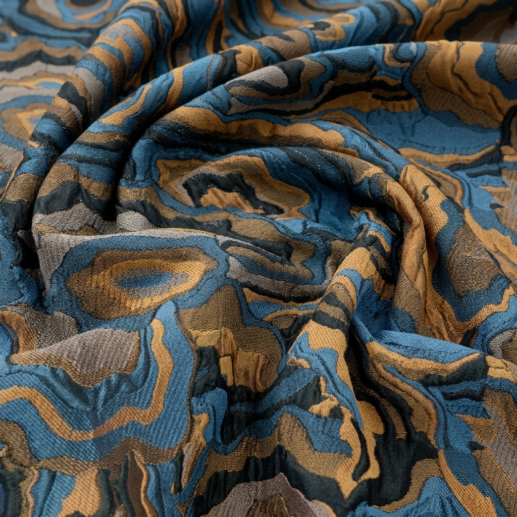 Embossed Jacquard Fabric