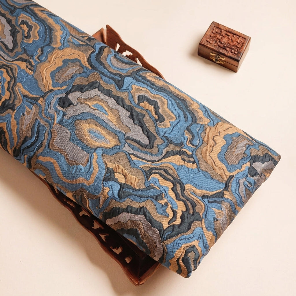Embossed Jacquard Fabric