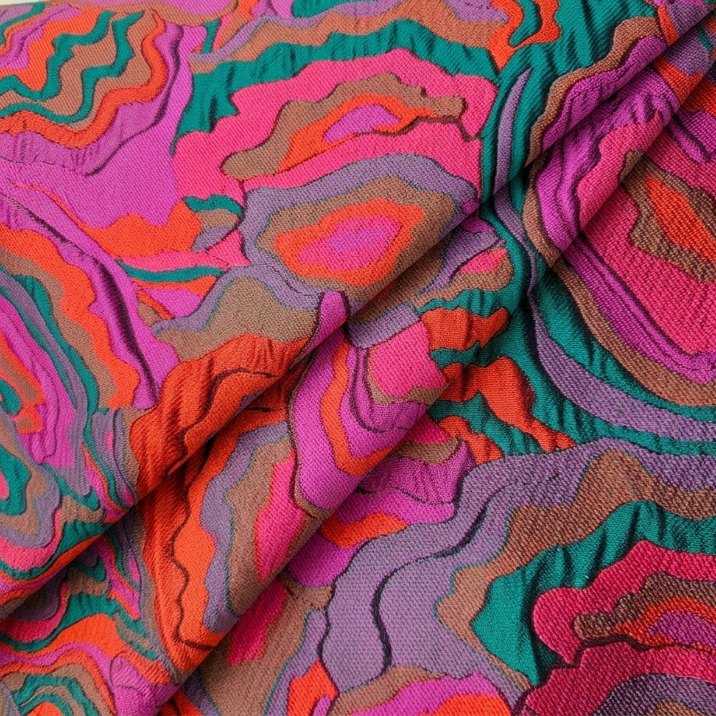 Embossed Jacquard Fabric