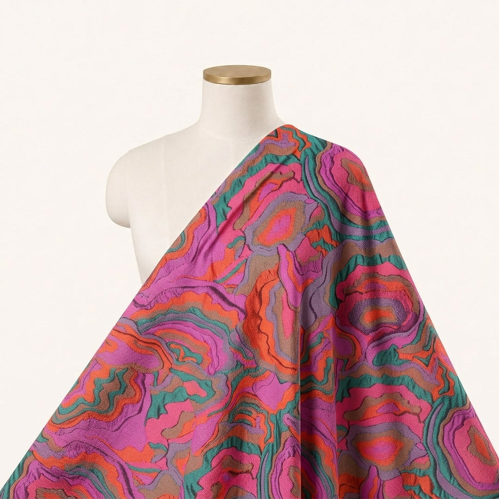 Embossed Jacquard Fabric