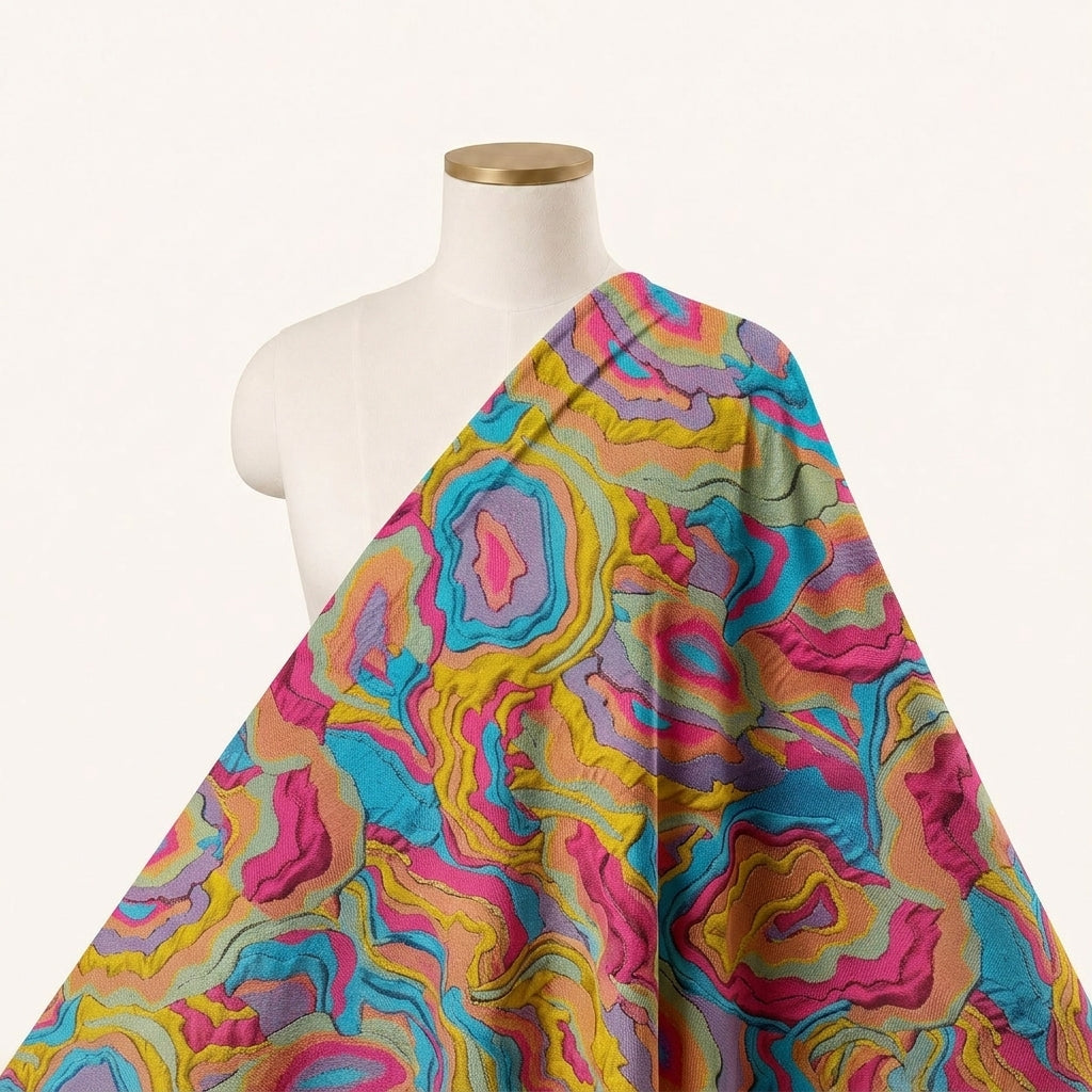 Embossed Jacquard Fabric