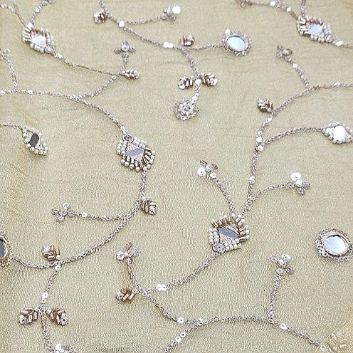 Embroidery Tissue Fabric - EA4771 - Flat fabric