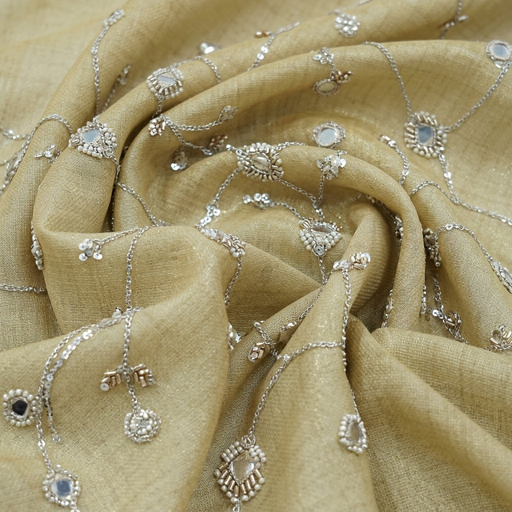 Embroidery Tissue Fabric - EA4771 - Swirl