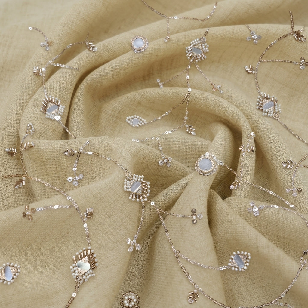 Embroidery Tissue Fabric - EA4773 - Swirl