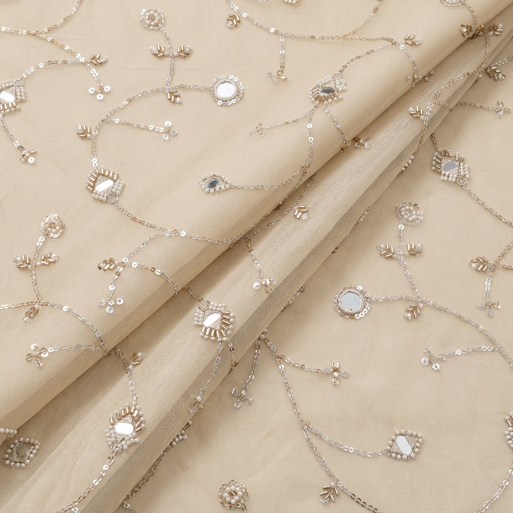 Embroidery Tissue Fabric - EA4773 - folds