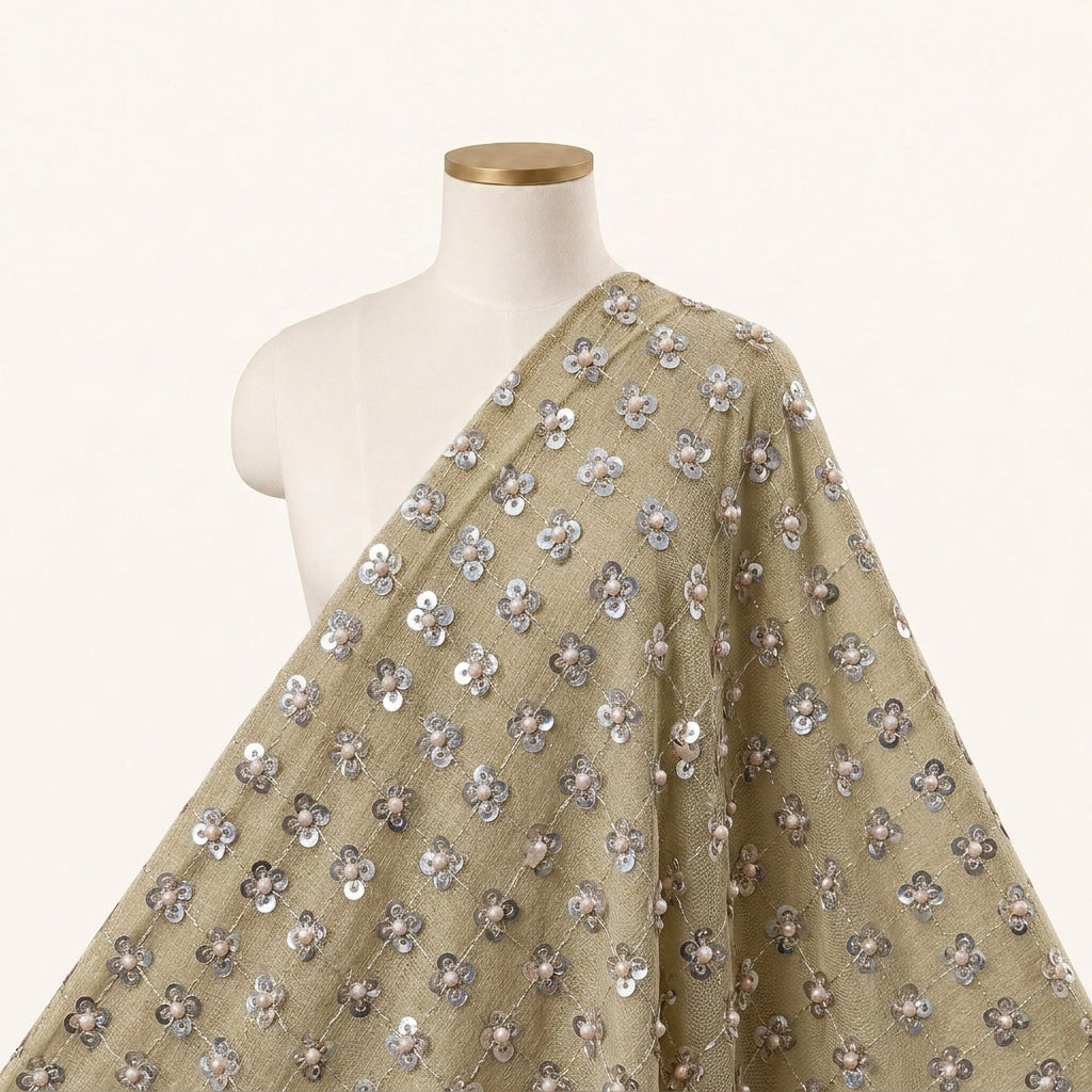 Gold Net Fabric - EA4775
