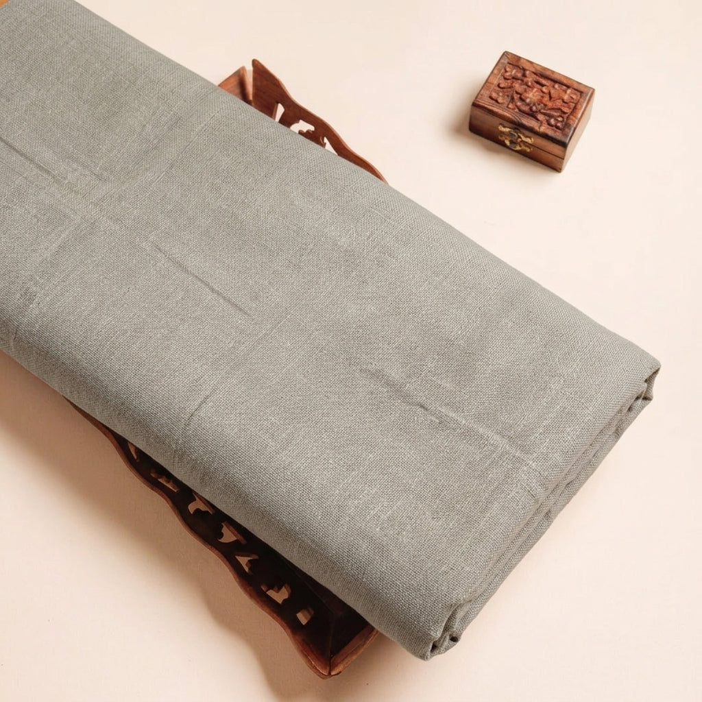 Plain Shimmer Jute Fabric