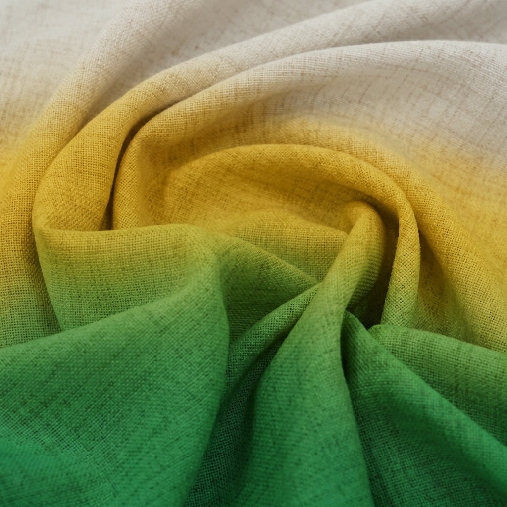 Swirled Two Toned Multicolor Two Toned Satin Fabric