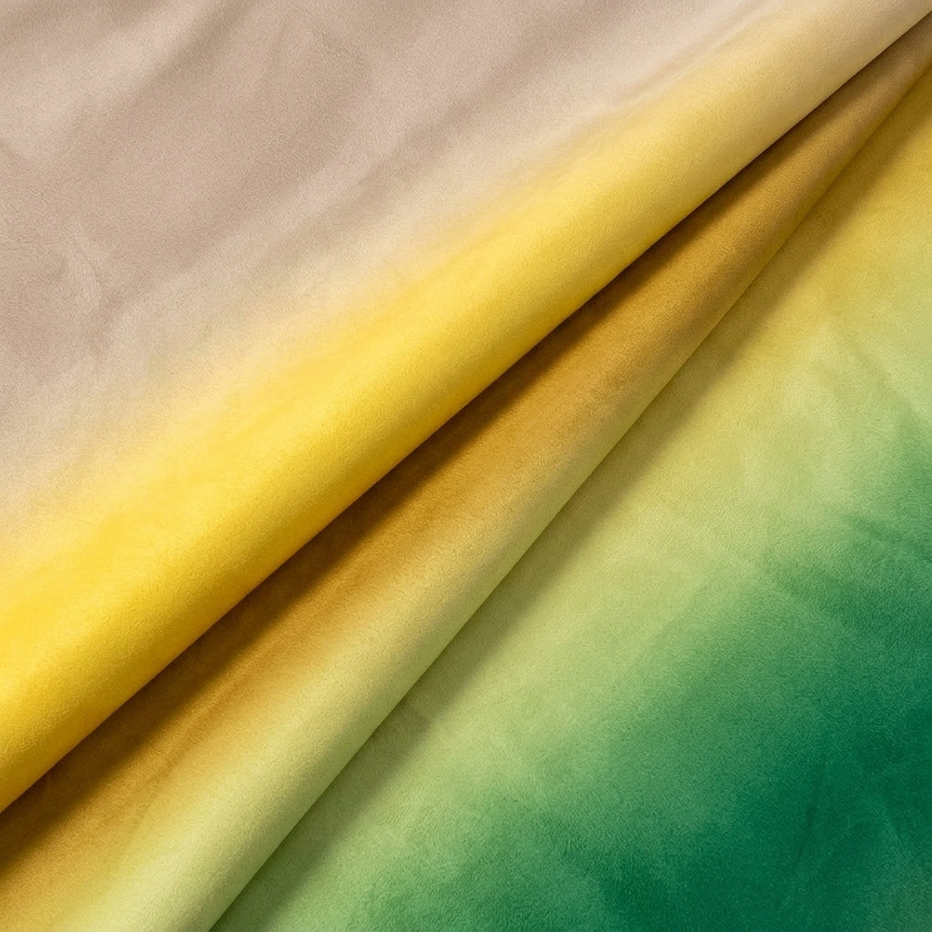 Folded Two Toned Multicolor Two Toned Satin Fabric