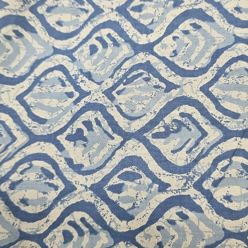 Batik Cotton Fabric - EA4871 - Flat Fabric