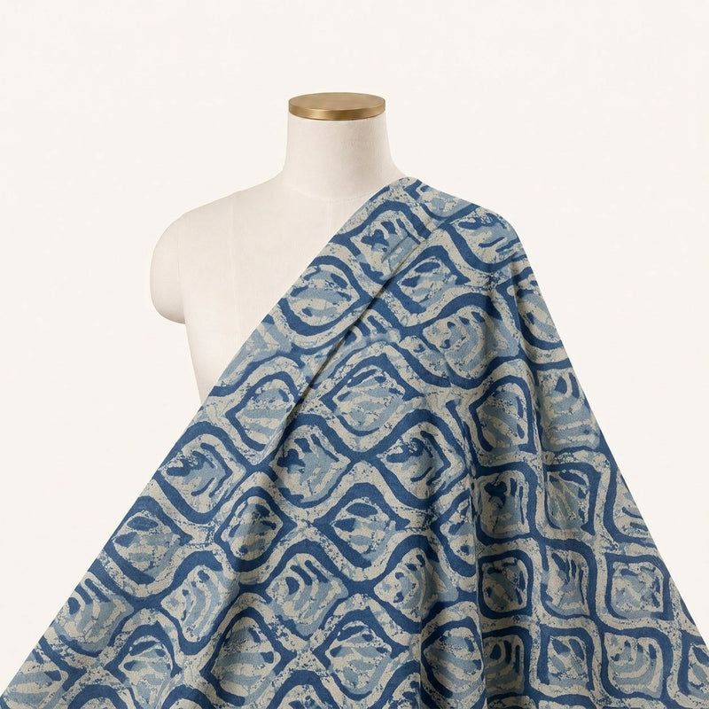 Batik Cotton Fabric - EA4871 - Saree Drape