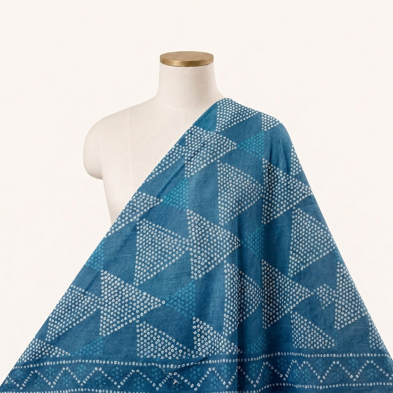 Bandhini Fabric - EA4873 - Saree Drape