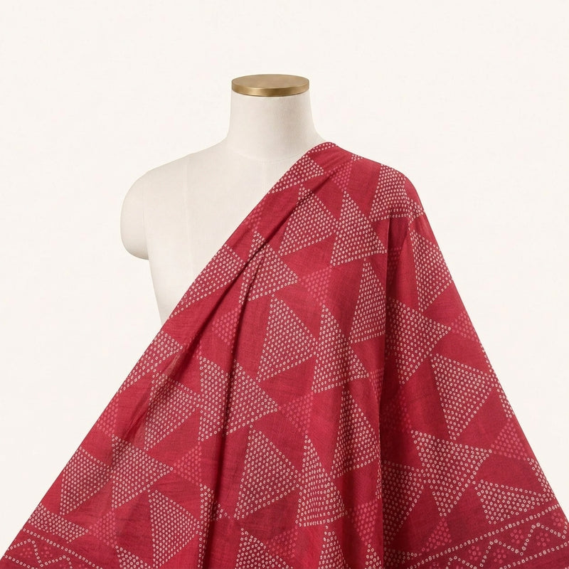 Bandhini Fabric - EA4874 - Saree Drape