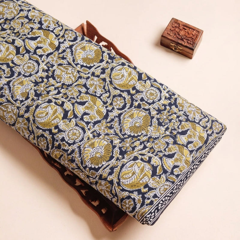 Kalamkari Cotton Fabric - EA4881 - Tray