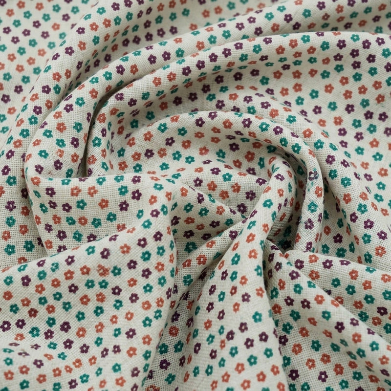 Floral Cotton Fabric - EA4884 - Swirl